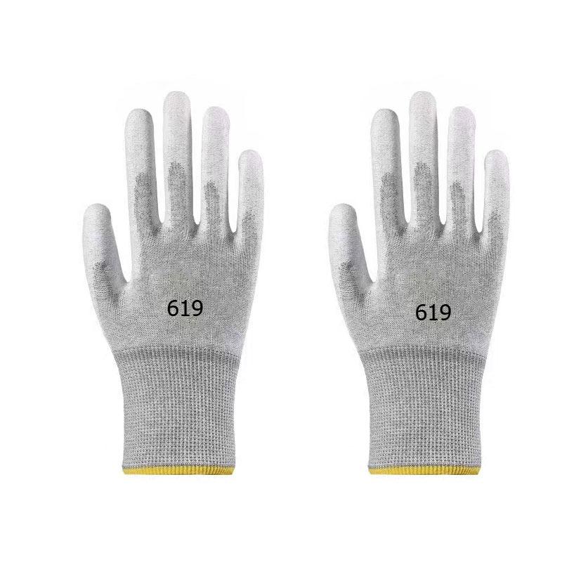 

Antistatic Coated Labour Gloves Wear Resistant Dustproof Workshop Thin Style Work Gloves Security Protection Safety Accessories