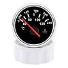 ZMFJH 2"52MM Water Temperature Gauge 40-120℃,100-250℉ Pointer Water Temp Meter Red Light for Universal Car Boat Yacht 12V24VDC