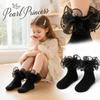 Spitzenverzierte Socken für Mädchen für Tanzaufführungen und zum Verkleiden