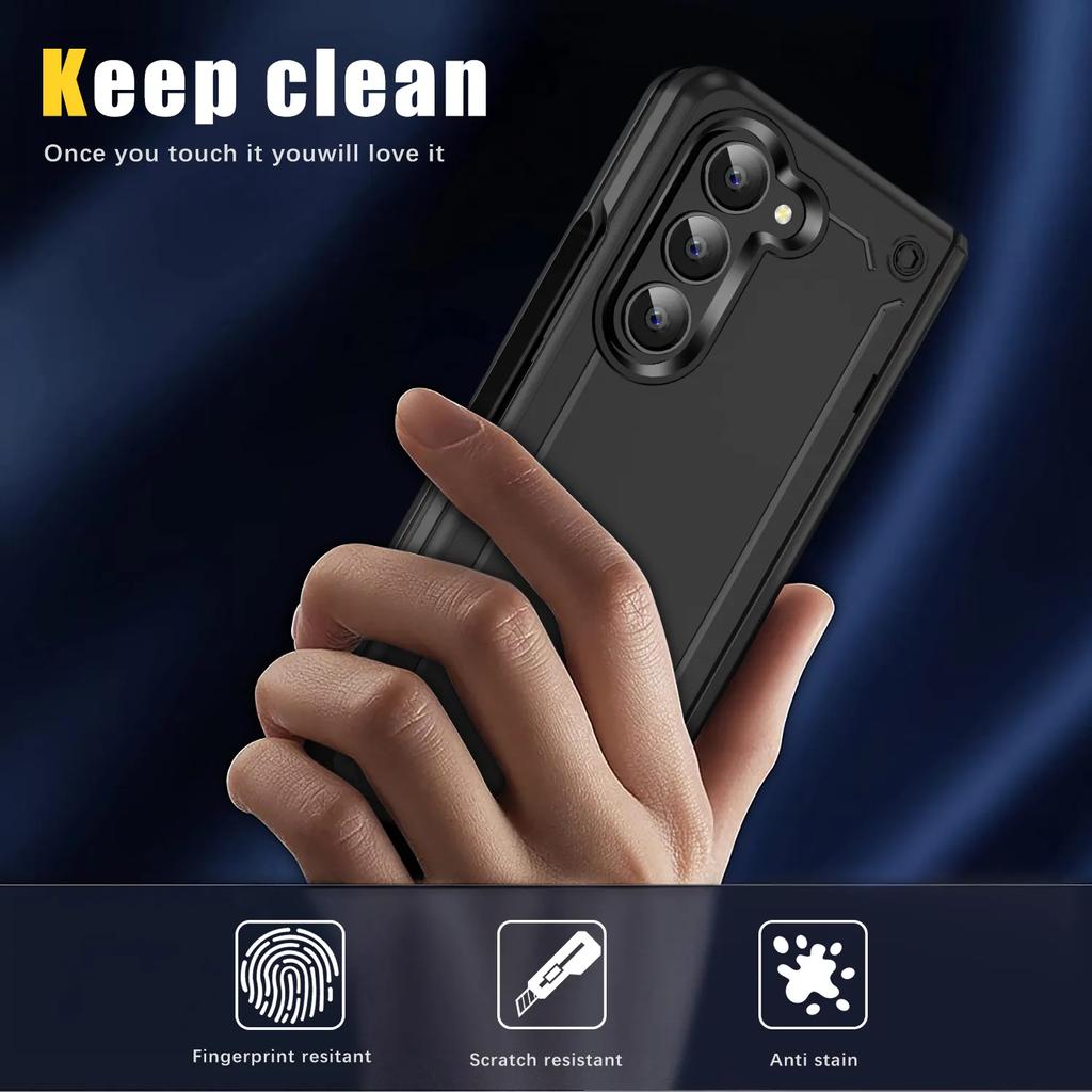 For Samsung Z Fold5 5G Fold 5 Hinge Protection Armor Case for Samsung Galaxy Z Fold 5 Zfold5 Mobile Phone Cover Coque