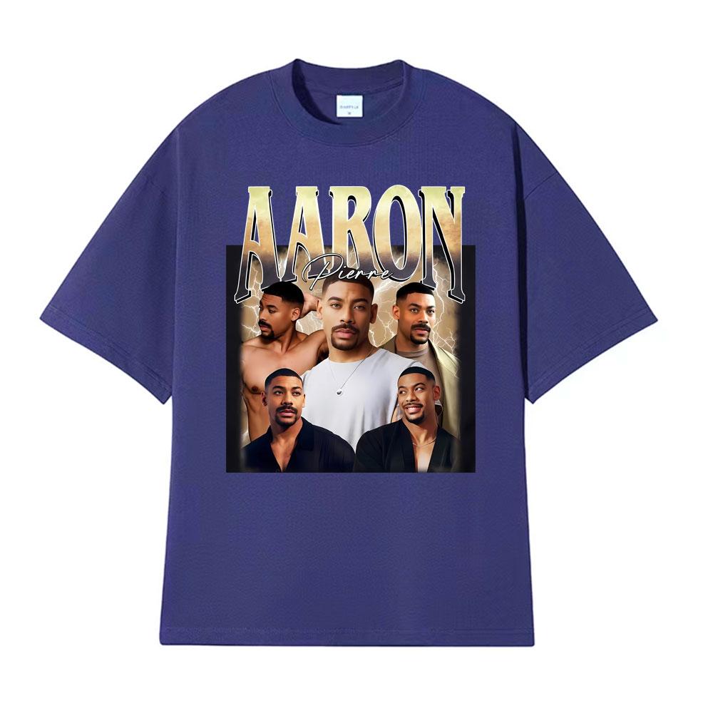 Aaron Pierre Vintage 90s Hot Sale Merch T Shirts Unisex Women Fashion Vintage Cotton T Shirt Comfort Oversized High Quality TShirt