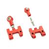 Metal Steering Cup Upper/Lower Swing Arm Mounts + Steering Slider & Turning Block for WPL D12/D42 RC Car - Spare & Upgrade Parts