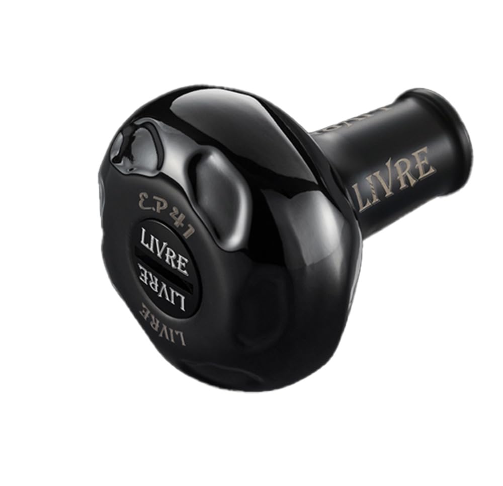 

LIVRE 11512 EP41 B Series Custom Titanium Knob for Shimano Single All & Daiwa, Unit, Black, E41KB-1