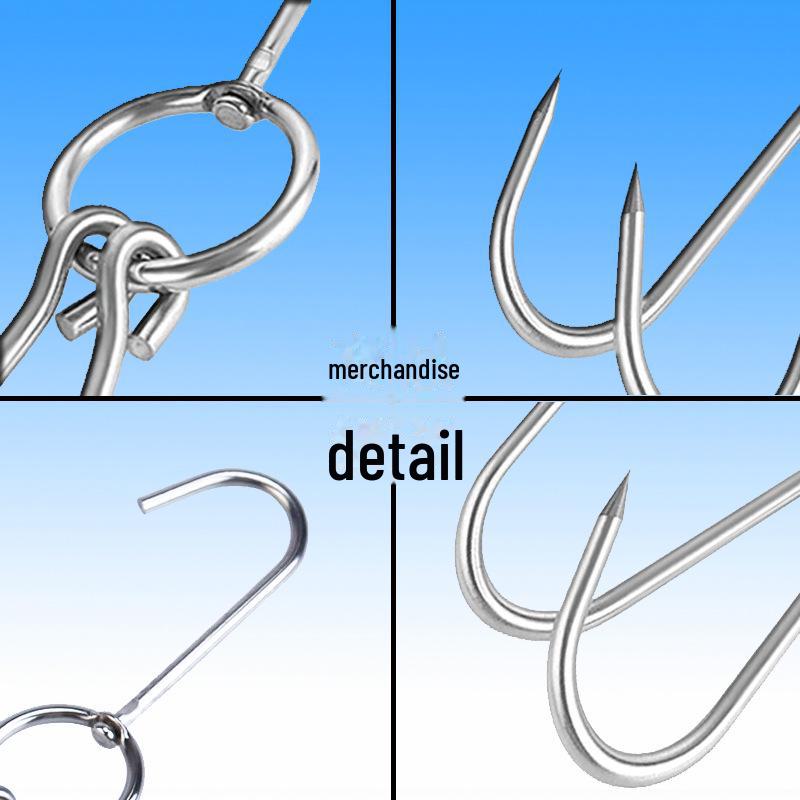 Stainless Steel Double Hook for Roast Duck, Goose, and Meat