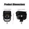 LED Motorcycle Auxiliary Headlight Spotlights Fog Lights Offroad Motorbike ATV Portable Driving Fog Lamp 12-24V Motorcycle Parts