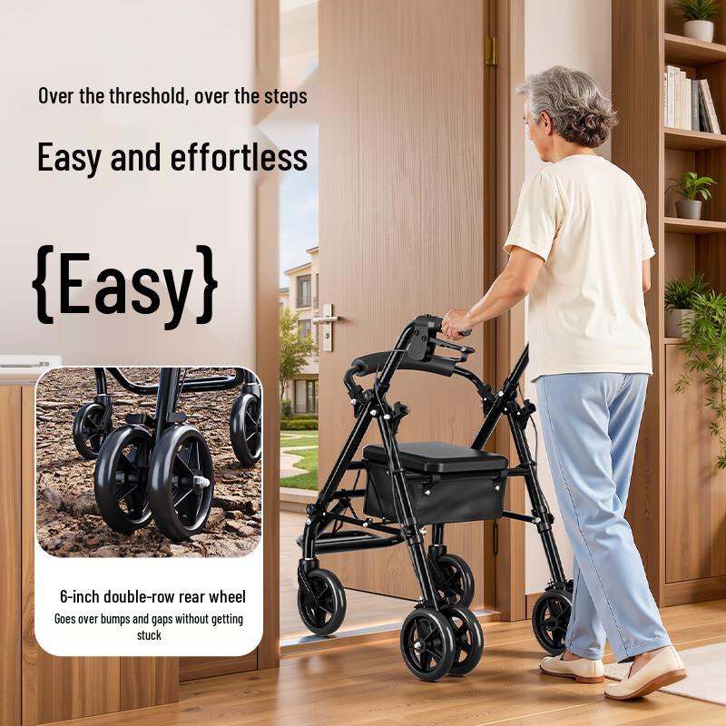 Fushide Multi-functional Rehabilitation Rollator Walker
