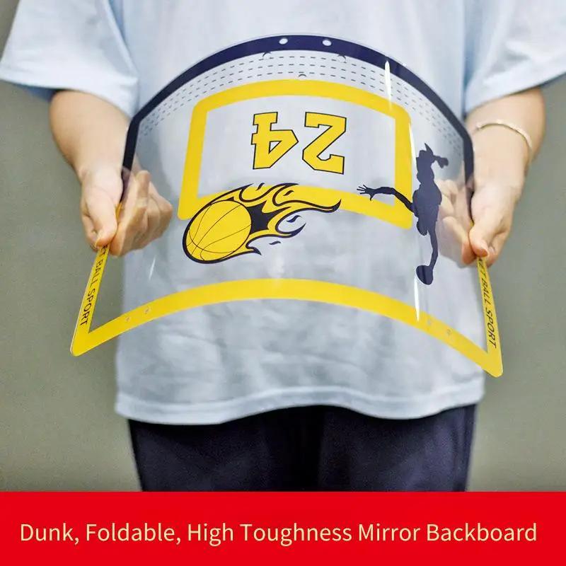 Transparent Wall Hanging Basketball Board No Punching Kids Basketball Stand Indoor Shooting Game Children Indoor Sports Play Toy