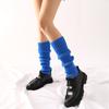 Scaldamuscoli Classici a Coste Alte al Ginocchio da Donna Autunno e Inverno Multicolore Tinta Unita Calzini da Donna per Feste di Halloween