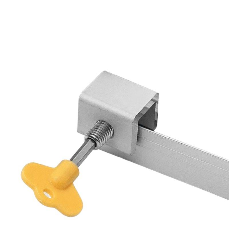 Window Lock, Adjustable Sliding Door Lock With Key, Aluminum Window Security Safety Locks For Kids & Pets