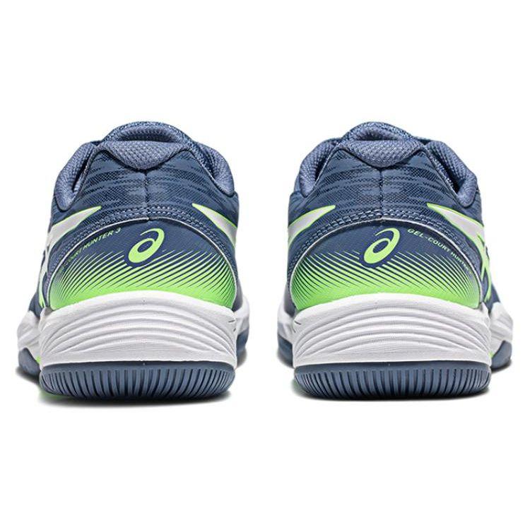 Asics Gel Court Hunter 3 Denim Blue Men Sneakers Lime-Burst 1071A088-402