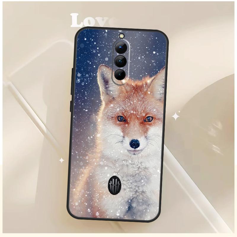 Cute Animal Fox Case For ZTE Nubia Red Magic 10 Air 6S 7S 6 7 For RedMagic 11 10 9 8 9S 8S 10S Pro Plus Cover