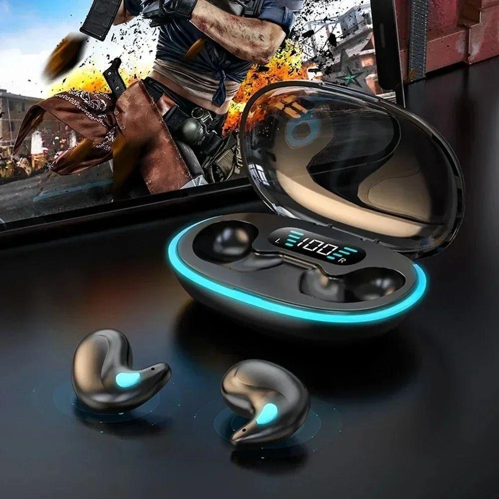 V 5.3 Wireless Headphones Snug To Ear Wireless Blue Tooth Earbuds Bluetooth Earphone  Sport Game