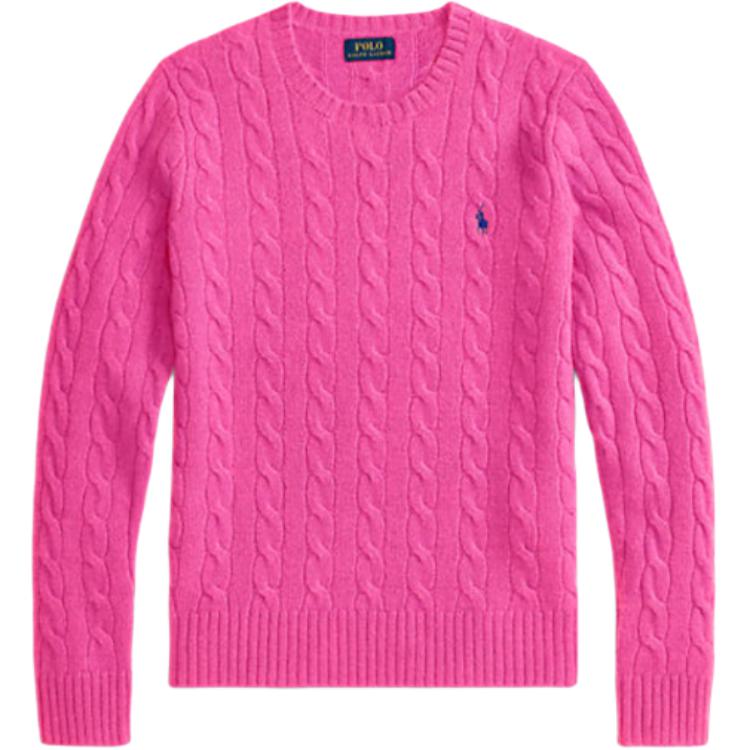 Polo Ralph Lauren Solid Color Crew Neck Long Sleeve Sweater Women sweater WMPOSWENC021307650