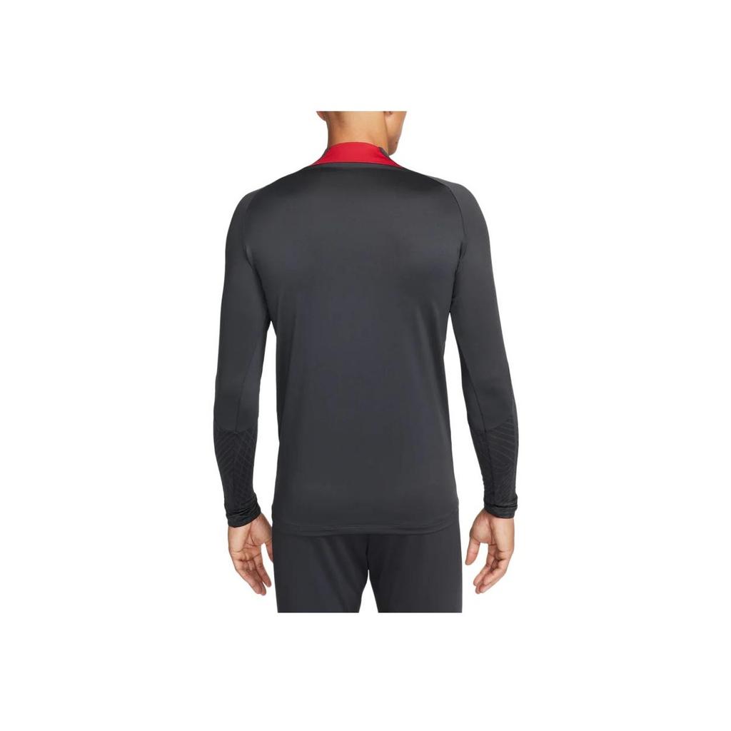Nike X Liverpool FC Dri-Fit Letter Pattern Dry Comfortable Fitted Football Shirt Men Tops Black FD7090-063