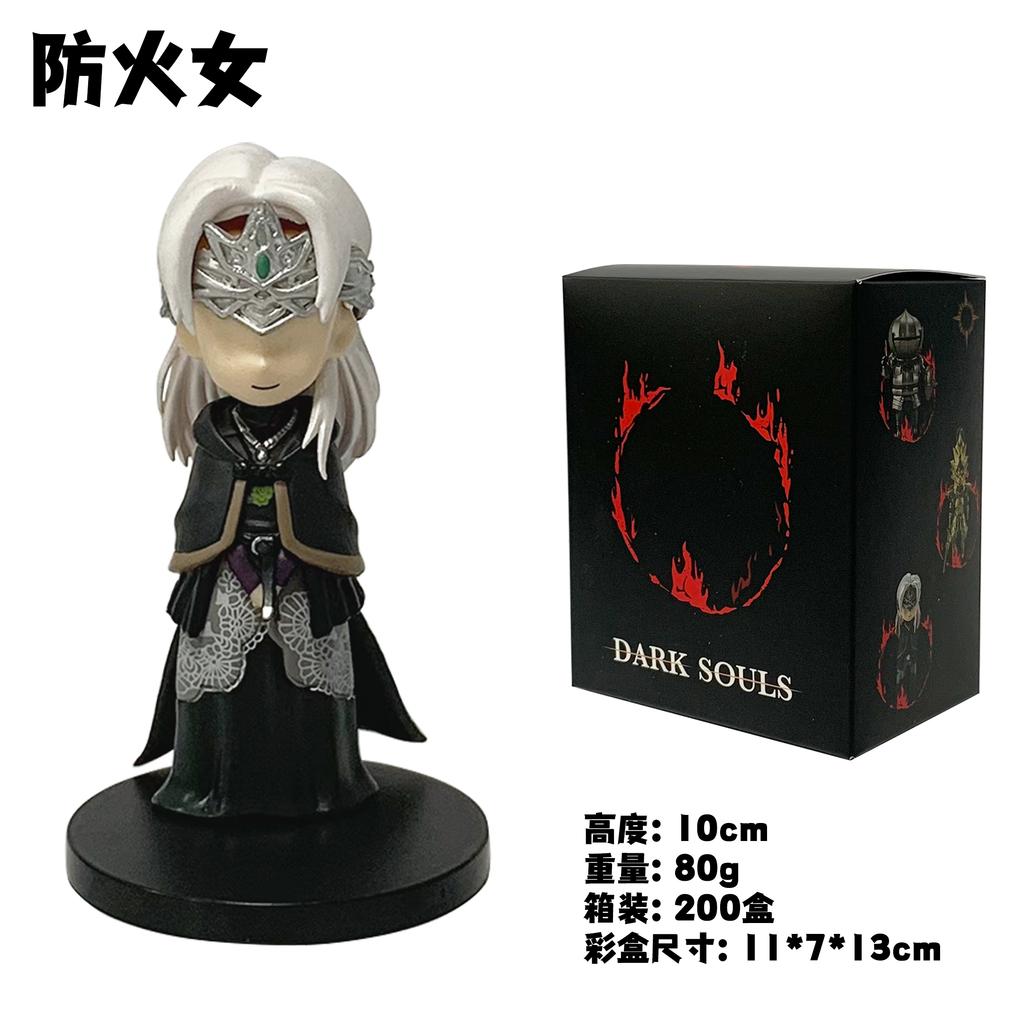 9CM Anime Game Dark Souls Siegmeyer Figure Q Version Dark Souls Sculpt Collection Standing Model Toy Gift Aciton Figure