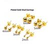 925 Silver Stud Earrings for Women Silver Earrings Multiple Piercings 5 Pairs Earrings Set 2mm 3mm 4mm 5mm 6mm