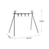 Folding Hanging Rack Travel Camping Shelf Triangle Rack Assembly Storage Picnic Rack