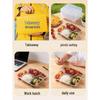 HANDUNYOU Disposable 3-Compartment Food Containers