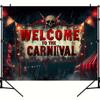 Circus Background Horror Carnival Party Decoration Horror Theme Welcome To Photo Studio Carnival Background