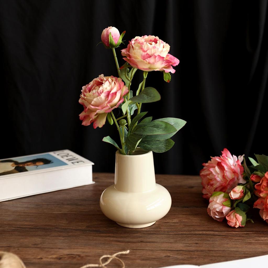 Französische Luxus-Keramikvase: Elegante High-End-Dekoration für Wohnzimmer oder Esstisch