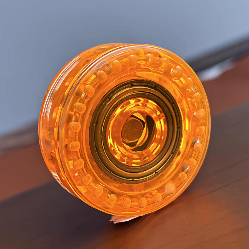 Shock Drum Ratchet Wheel Magnetic Push Coin Fidget Mechanical Slider Pushing Card EDC Stress Relief Sensory Toy Anti Anxiety