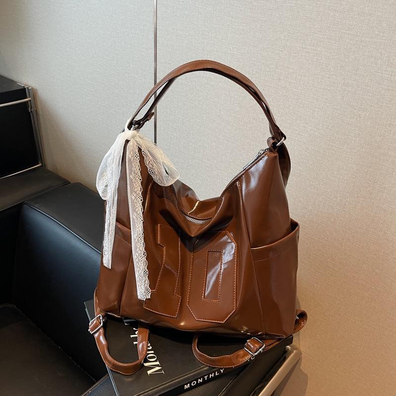 Large-capacity Commuter Bag Women's New Autumn and Winter Fashion Shoulder Bag High-end Versatile Double Shoulder Tote Bag