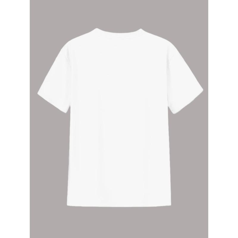 European Sizes ' Cute Bear Christmas T-Shirt - Short Sleeve Round Neck Casual Summer & Holiday Outfit with Bear Cub Print