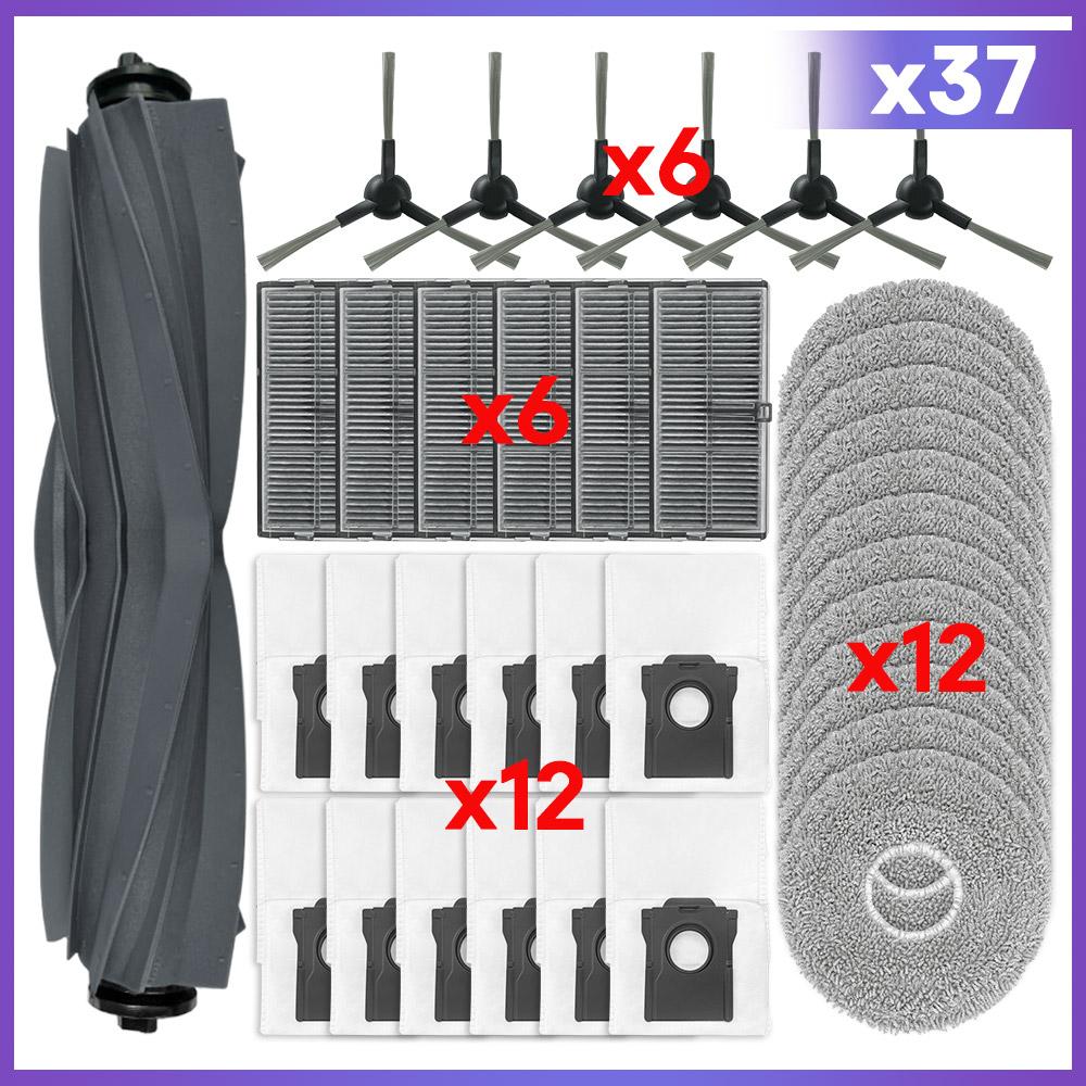 Fit For Dreame L40s Ultra CE / L40 Ultra AE / D20 Ultra / L30 Pro Ultra Parts Main Side Brush Hepa Filter Mop Cloth Dust Bag