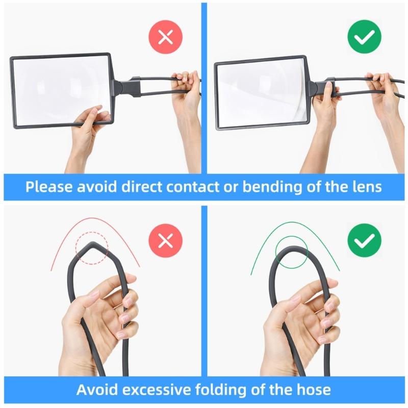 High Definition Magnifier with Handheld Neck Design for Precise Tasks In Electronics Repair and Crafting Comfortable Wear