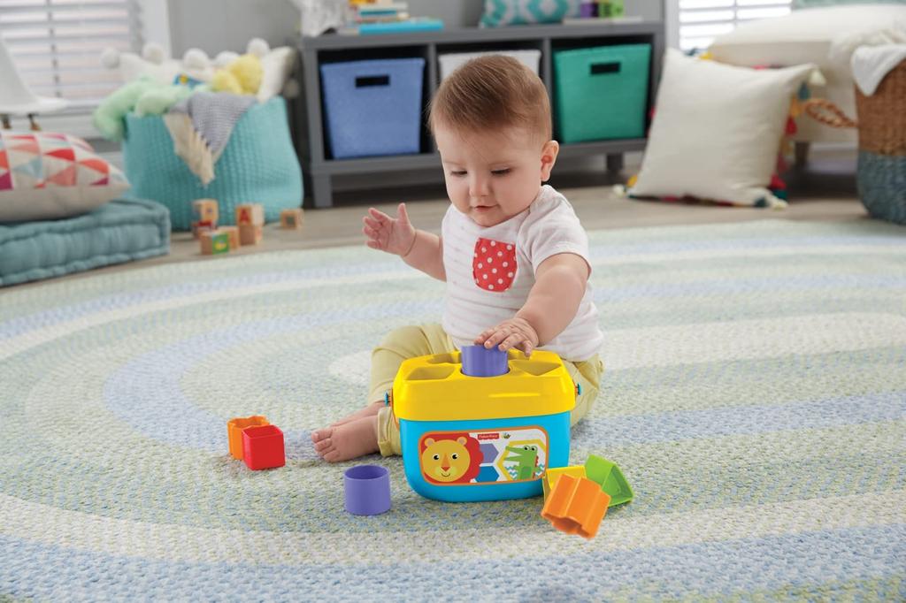 Fisher-Price Babys erste Bausteine, Regenwald [6 Monate und älter] [Lernspielzeug] FFC84