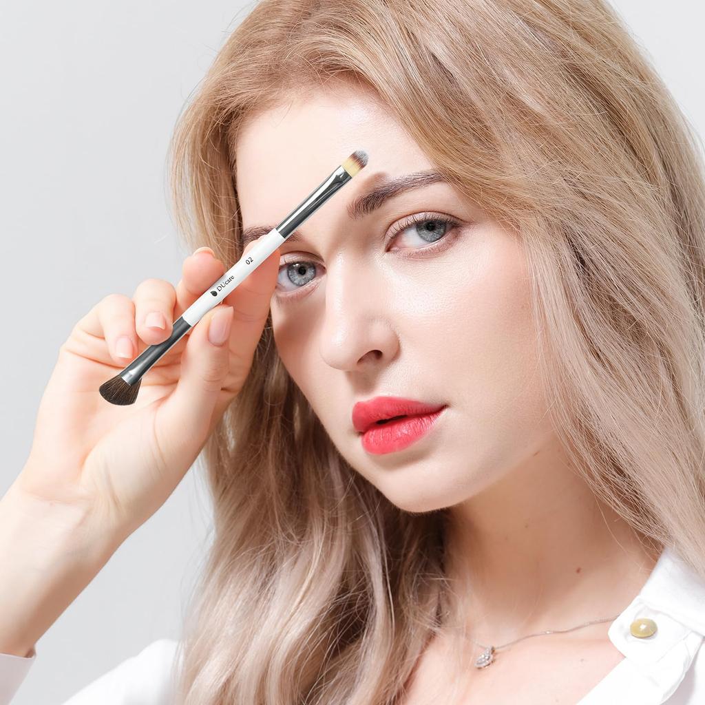 DUcare Eyeshadow Brush Set Dedicated eye makeup made with natural makeup brushes for creating captivating Black 1063 (5 pieces) - brushes, horsehair,
