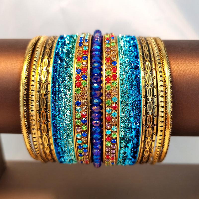 Exotic Indian Belly Dance Bangle Bracelet - Jewelry for Performers