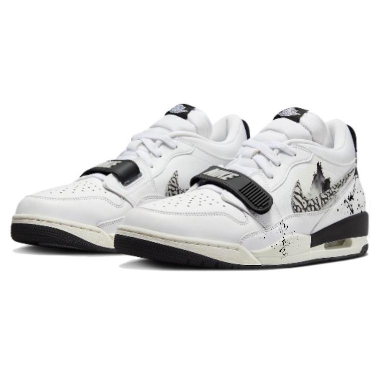 Jordan Legacy 312 Cushioning Slip Resistant Abrasion Resistant Breathable Mid top Vintage Basketball Shoes Men's CD7069-110(Team10-)