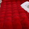 Rote Hasen-Fleece-Plüschdecke - Fleckenresistent, Dick, Kunstpelz, Luxusdecke