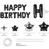 Happy Birthday Balloons Stars Foil Letters Happy Birthday Balloon Foil Letters Party Supplies Inflatable Home Decor For Kids Men