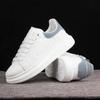 Platform white shoes men's and women's shoes 2025 new leather heightening muffin small casual sports couple board shoes men's