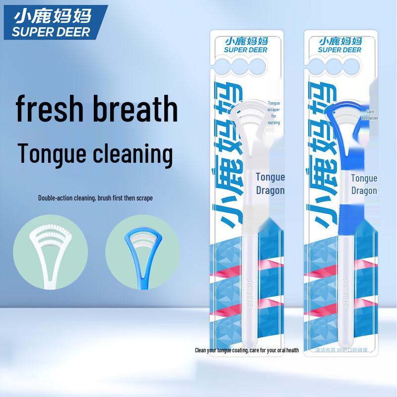 

Little Deer Mom Oral Care Tongue Scraper