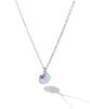 Antique Opal Ball Pendant 04 Flat Chain Necklace (C2601-AN1012_SV)