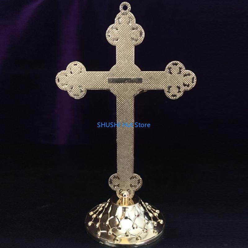 Orthodox-Cross Jesus Prayer Utensils Home Decors Christian Church Crucifix D57B