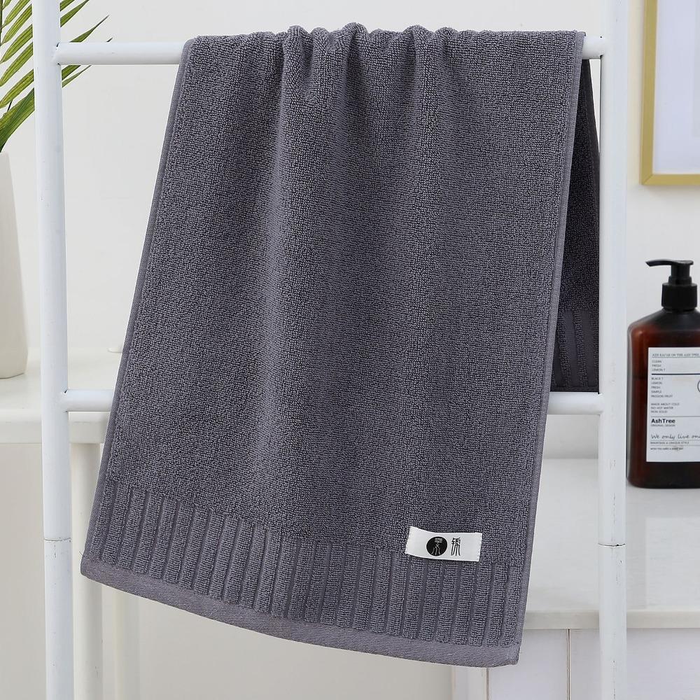 Spot large thickened cotton souvenir towel hotel men's sports face towel plain color broken gear water absorption