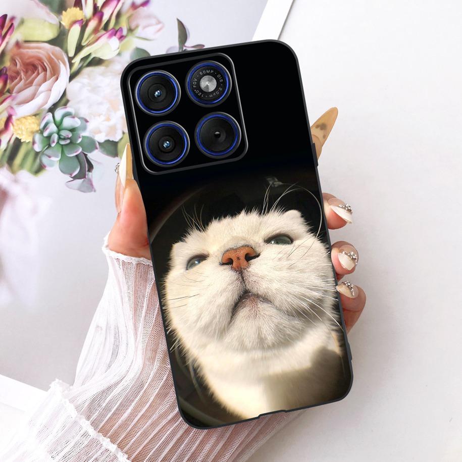 6.7" For Motorola Edge 70 Phone Case Luxury Dragon Cartoon Cover Soft Black Silicone Shell For Motorola Edge70 Moto X70 Air Etui