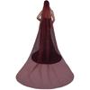 Delicate Lace Tulle Bride Veil Overlength Gilding Veil for Woman Marriage