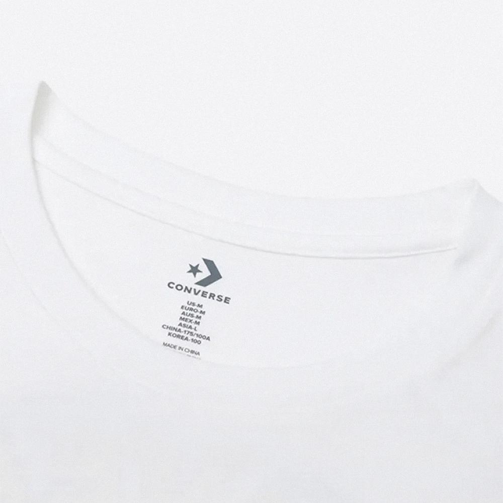New Converse Regular T-Shirt Men's White 10026673-A02