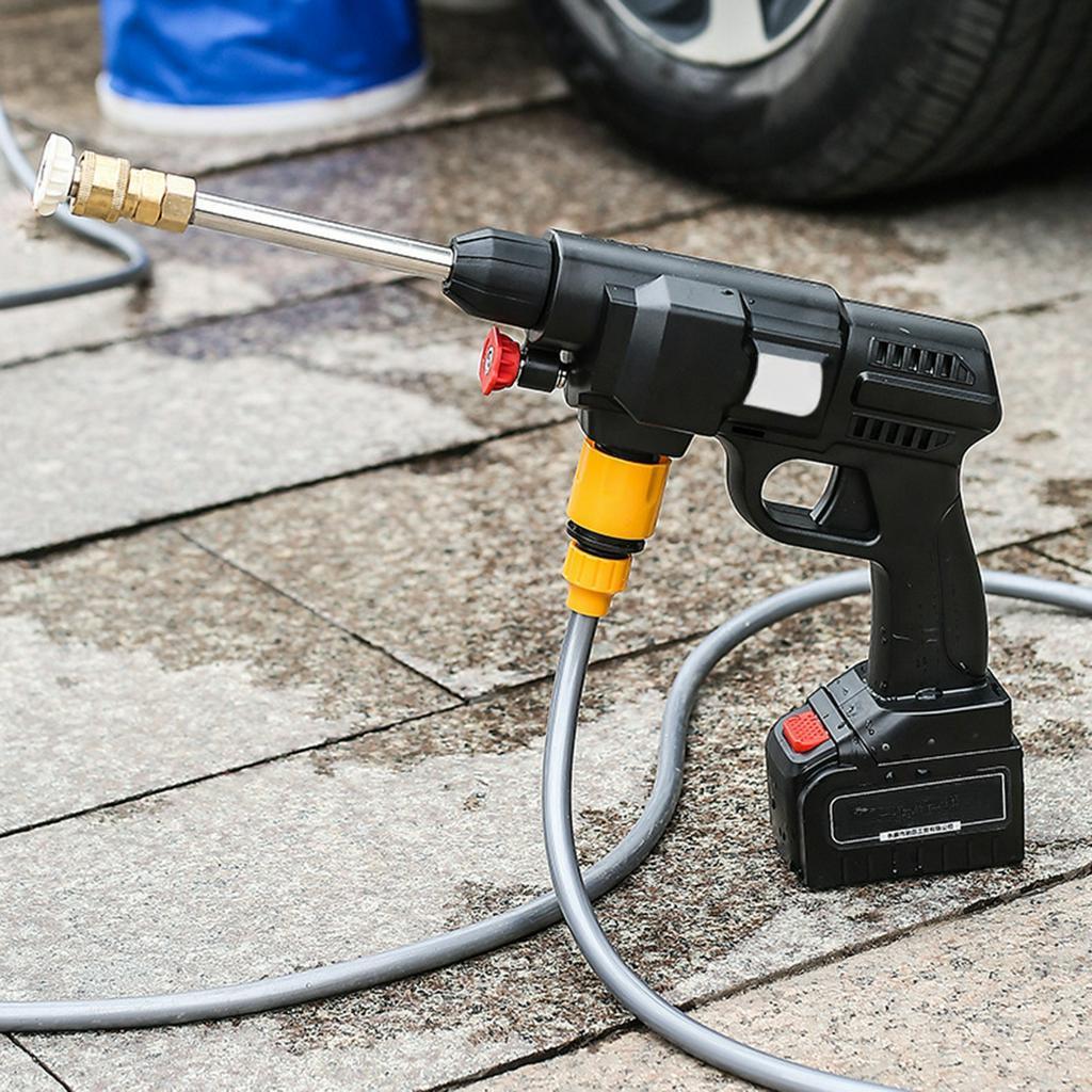 PortableWireless High Pressure Car Wash Water Guns High Pressure Washer Foam Generator With 2 Battery  20000mAh 12V 24V