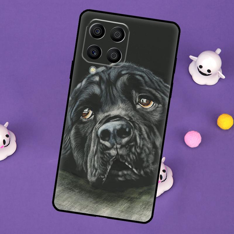 Cartoon Rottweiler Dog Cover For Samsung Galaxy M32 M52 M12 M13 M33 M23 M53 M15 M55 M31 M51 M14 M34 M54 M20 Case