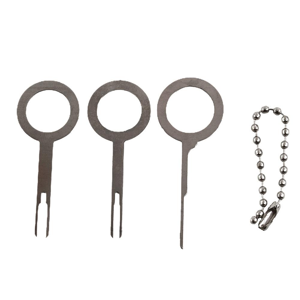 Stainless Car Electrical Terminal Wiring Crimp Connector Pin Removel Key Tools