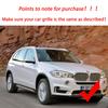 1 Pair Car Glossy/Matte Black Front Bumper Double 2 Slat Kidney Grilles For BMW F15 F16 X5 X6 F85 F86 X5M X6M 2014-2017
