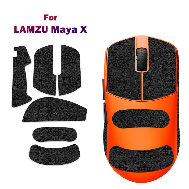 Anti-Slip Mouse Grip Tape Skate Suck Sweat Sticker For Lamzu Maya X Gaming Mouse For Computer E-Sports Gamer