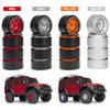 1.9’’ Beadlock Wheel Rims Remote Control Car Wheel Hubs 12Spokes Wheel Rims Upgrade Part for 1:10 SCX10