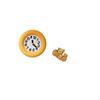 Silent Contemporary Wall Clock And Figurine Statue for Kitchen Bedroom Dining Room Bookshelf